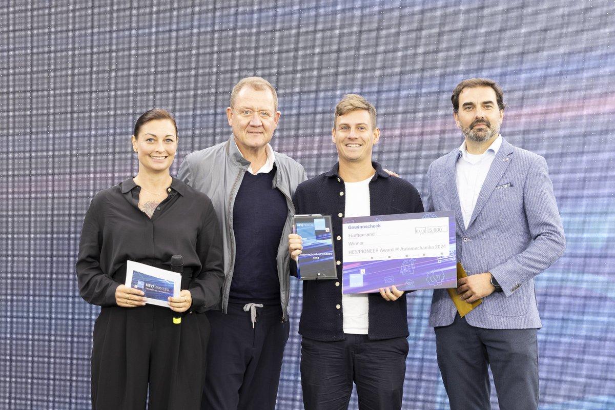 HEY/PIONEER Start-up Pitches at Automechanika were an inspiring showcase of #innovation! 14 start-ups wowed us with groundbreaking #mobility solutions, but it was Vepa Vertical Parking that won, revolutionizing #urban mobility with their #infrastructure solutions. 🚗💡

#AMF24
