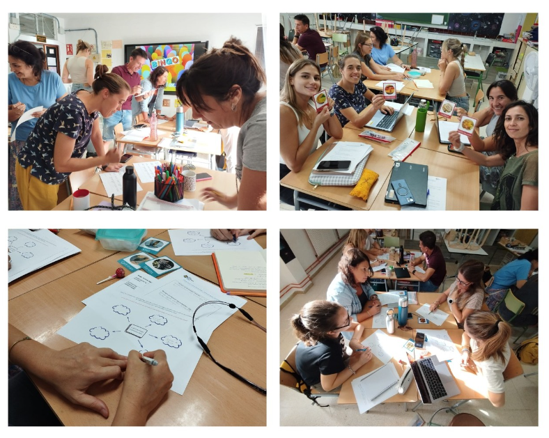 cepeivissa's tweet photo. Iniciem el FeC d'aprenentatge cooperatiu al CEIP Sant Carles. Amb moltes ganes d'aprendre i caminar junts per començar a implementar les primeres dinàmiques 🌷 https://t.co/XNxUsSwffb