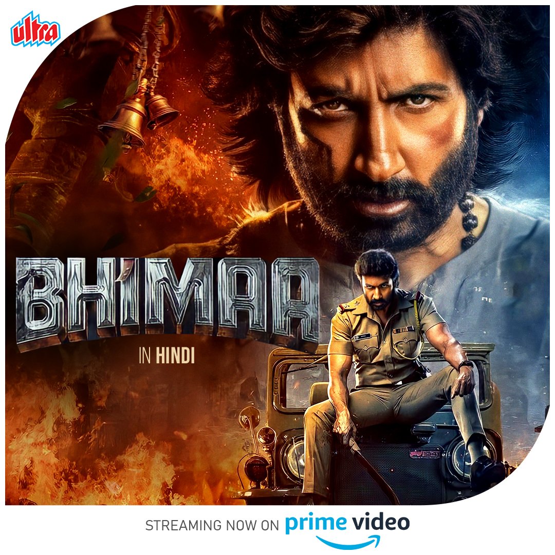 Ultra Hindi (@ultrahindi) on Twitter photo Action-packed adventure awaits!!🔥
Superhit Blockbuster 'Bhimaa', in Hindi is now streaming on <a href="/PrimeVideoIN/">prime video IN</a>!!🤩🎬💯
STARRING Tottempudi Gopichand
Watch FULL MOVIE here!
primevideo.com/detail/0FFOW7O…
#Bhimaa #ActionFilm #Hindi #Ultra #StreamingNow #AmazonPrimeVideo Action-packed adventure awaits!!🔥
Superhit Blockbuster 'Bhimaa', in Hindi is now streaming on <a href="/PrimeVideoIN/">prime video IN</a>!!🤩🎬💯
STARRING Tottempudi Gopichand
Watch FULL MOVIE here!
primevideo.com/detail/0FFOW7O…
#Bhimaa #ActionFilm #Hindi #Ultra #StreamingNow #AmazonPrimeVideo
