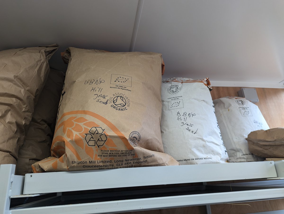 Native seeds are gathered from around Bannau Brycheiniog and preserved in the facility, so that they can be used across the national park to increase biodiversity. 2/2
