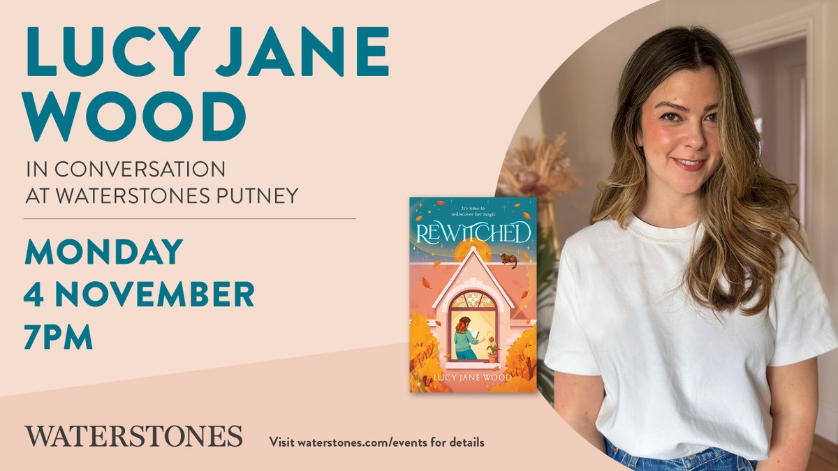 Chloe Davies (@chlodavies97) on Twitter photo PSA <a href="/LucyJaneWood/">Lucy Jane Wood</a> fans, we've added another London date to the #Rewitched tour ✨✨
Tickets on sale here: waterstones.com/events/an-even… PSA <a href="/LucyJaneWood/">Lucy Jane Wood</a> fans, we've added another London date to the #Rewitched tour ✨✨
Tickets on sale here: waterstones.com/events/an-even…