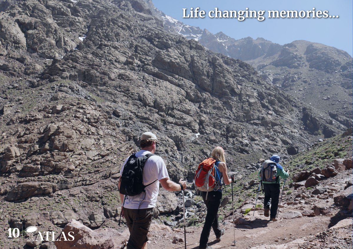 theatlascharity's tweet photo. Sign up or support our 10th Anniversary Atlas Trek as we conquer Mount Toubkal, North Africa’s highest peak, from September 25th-29th, 2025! 🚨🌟

🔗 Find out more: https://t.co/UbxIiKOcyb

#AtlasTrek2025 #MakeADifference #TacklePoverty #Morocco #charitytrek #MountToubkal https://t.co/kfSfoXjYAG
