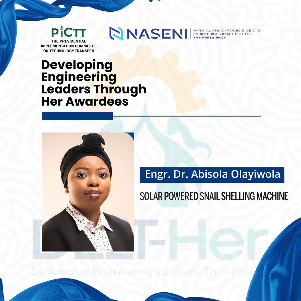 NASENIHQ's tweet photo. Announcement: DELTHER Initiative Successful Finalists

NASENI in conjunction with the PiCTT, is pleased to announce the successful finalists of the DELTHER initiative.

Launched earlier this year, DELTHER aimed to bridge the gender gap in Science, Technology, Engineering, and Mathematics (STEM) fields by supporting innovative projects and research. After a rigorous evaluation process, we are proud to present the selected finalists.

Congratulations to the successful applicants! We look forward to seeing the impactful contributions your projects will make in promoting gender equality and advancing STEM in Nigeria.

Join us in celebrating this milestone and empowering women in STEM. 
Happy International Day of the Girl Child!                    #ANewNASENI 
#DELTHER #InternationalDayoftheGirlChild