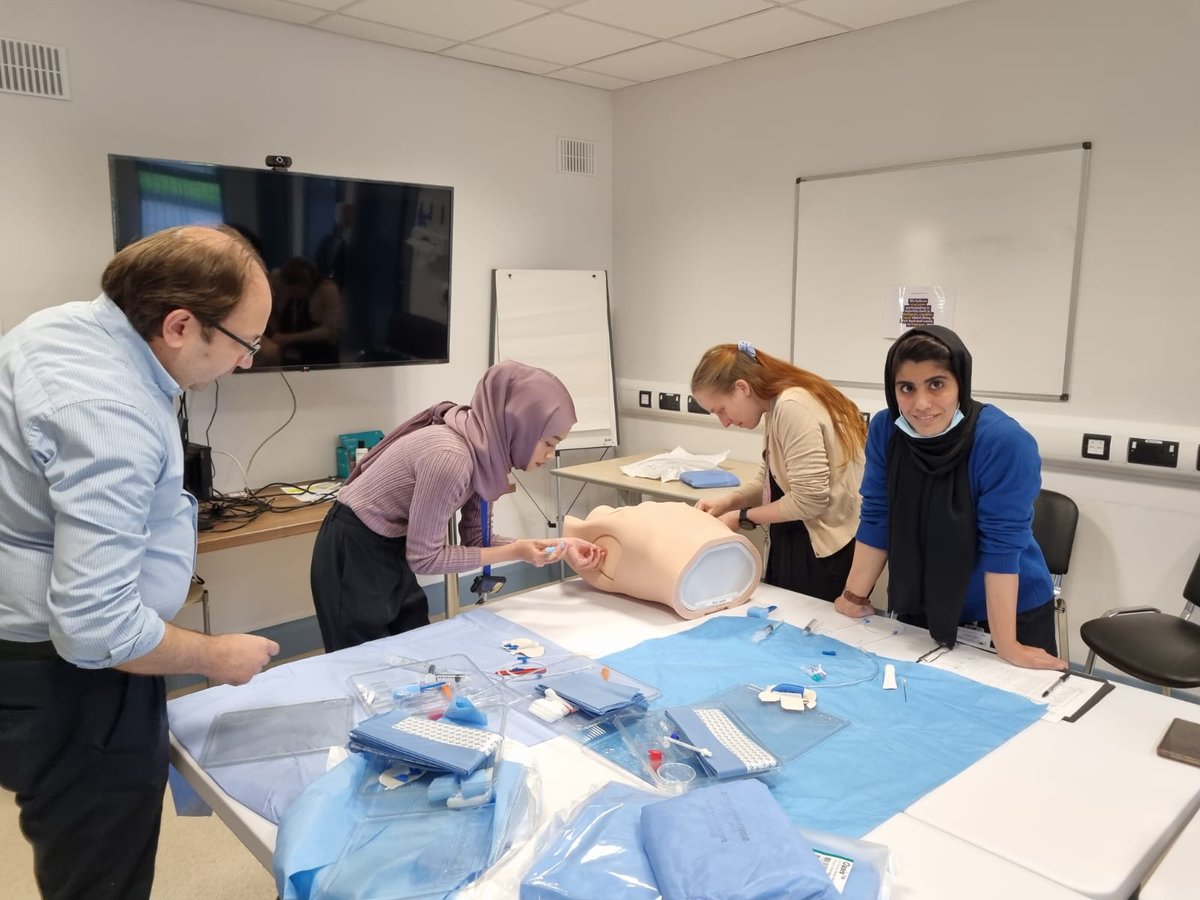 Intercostal chest Drain workshop with Dr Bukhari @ Postgrad LUH.