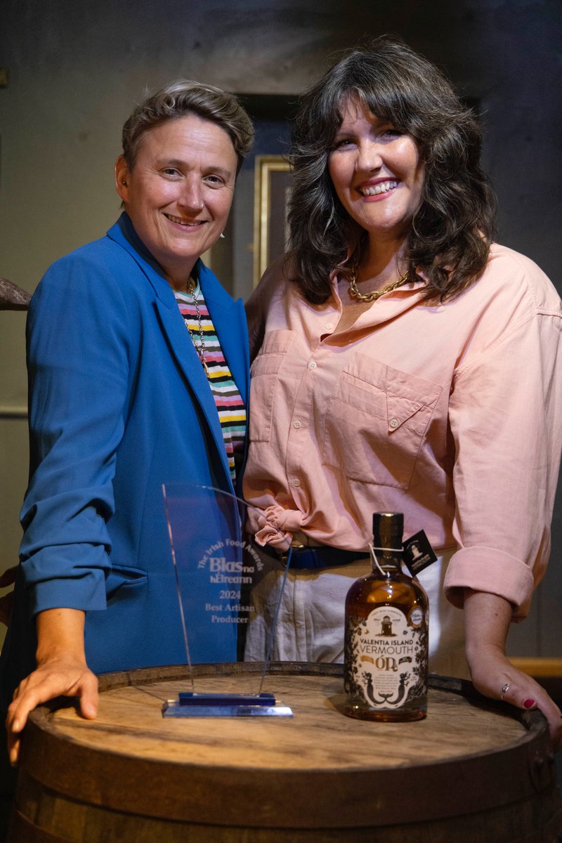 It’s Friday!  And we can highly recommend getting the weekend off to a great start with a Valentia Island Vermouth SPRITZ!
Valentia Island Vermouth was the winner of the #Blas2024 Best Artisan Producer award
#thisisirishfood