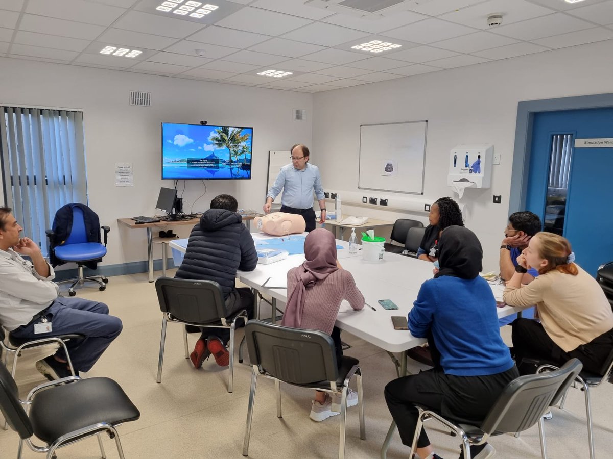 Intercostal chest drain workshop @ Postgrad Sims LUH with Dr Bukhari