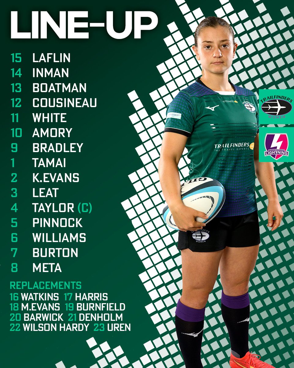 𝗜𝘁'𝘀 𝗴𝗼𝗶𝗻𝗴 𝘁𝗼 𝗯𝗲 𝗲𝗹𝗲𝗰𝘁𝗿𝗶𝗰 ⚡️

🔥 Here's how we lineup to face Loughborough Lightning on Sunday.

Click the 🔗 for all the team news: tinyurl.com/56bvkfpv

#FollowTheTrail 💚