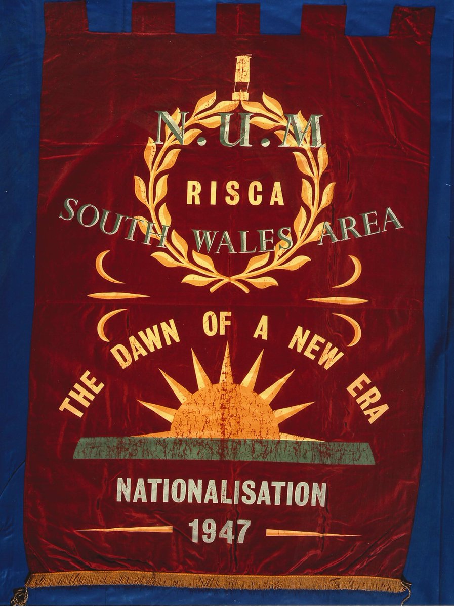swminerslibrary's tweet photo. #SWML50
The 50th item in our 50-item showcase is the Risca Lodge banner, with the slogan ‘The Dawn of a New Era’.
More information on our exhibition site here: https://t.co/oQoGH6DGFs https://t.co/wmHgIXIHbd