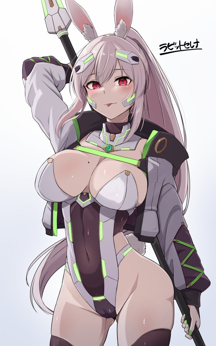 創作変身ヒロインのうちの子ラビットセレナです🐰 