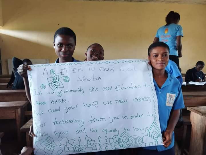 Wesad_Cameroon's tweet photo. GLOW Club girls in Buea celebrated #IDG2024 with the theme "Girl’s Vision for the Future. They shared their strengths, brainstormed solutions for community gaps &amp; crafted powerful visions for empowerment and education. #GlowClub #GirlsVisionForTheFuture #DayoftheGirl https://t.co/701I3F9bad