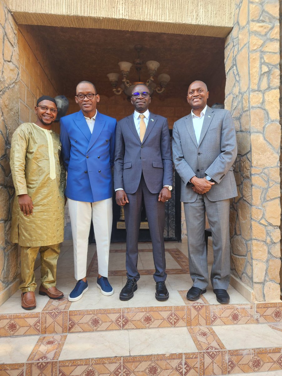 aturay2003's tweet photo. Today marks a new chapter as I take on the role of Deputy Ambassador of Sierra Leone to the Kingdom of Saudi Arabia. Thank you @PresidentBio for your confidence in me. Eager to represent our beautiful country and advance our interests abroad! 🇸🇱🌎🇸🇦 
#opportunities #sierraleone 

@PresidentBio 
@VP_Jalloh 
@FirstLadyBio 
@dsengeh 
@TimothyKabba 
@Cee_Bah 
@Abubaka22989630