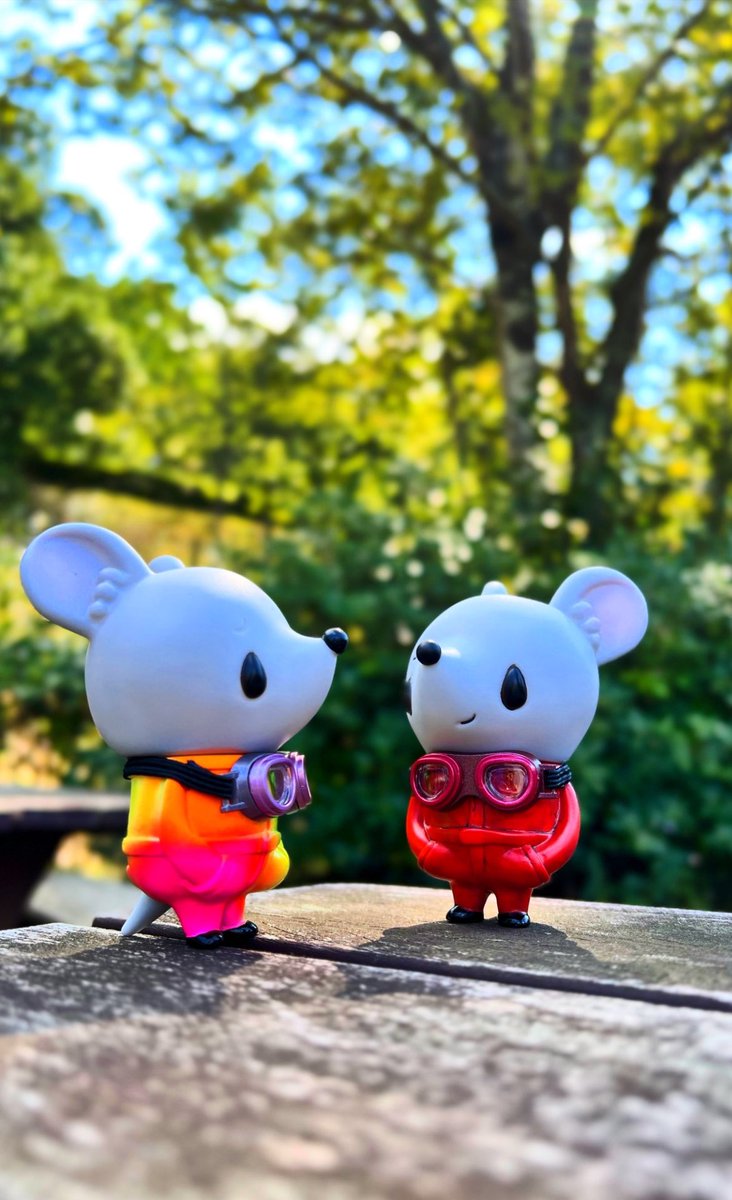 Qoo(*´꒳`*) ＋ねずみ ネズミのチュッチュ