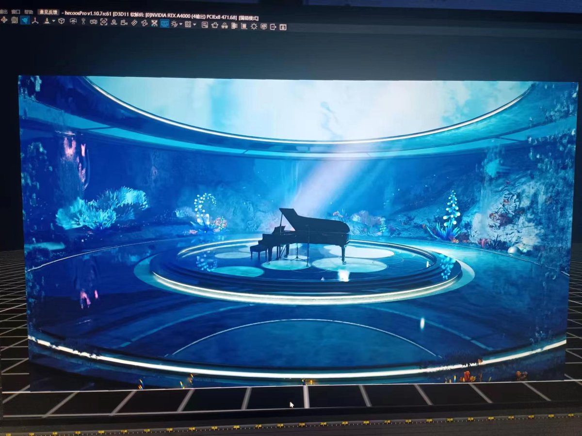 enlightv2015's tweet image. 🎶 Immersive Concert Performance by Lang Lang | Powered by hecoos 🎶

#hecoos #XRTechnology #ImmersiveExperience #ConcertTechnology #VisualArt #HighFrameRate #LangLang #ConcertPerformance #LEDTechnology #ArtAndTechnology #EnlighttheVision
