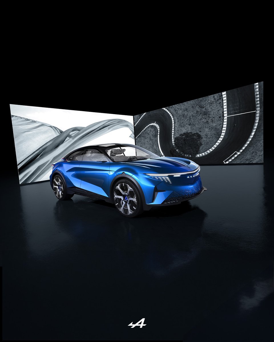 alpinecars's tweet image. A390_β PREVIEWS THE NEW ALPINE SPORT FASTBACK #ALPINE #A390_β #FASTBACK