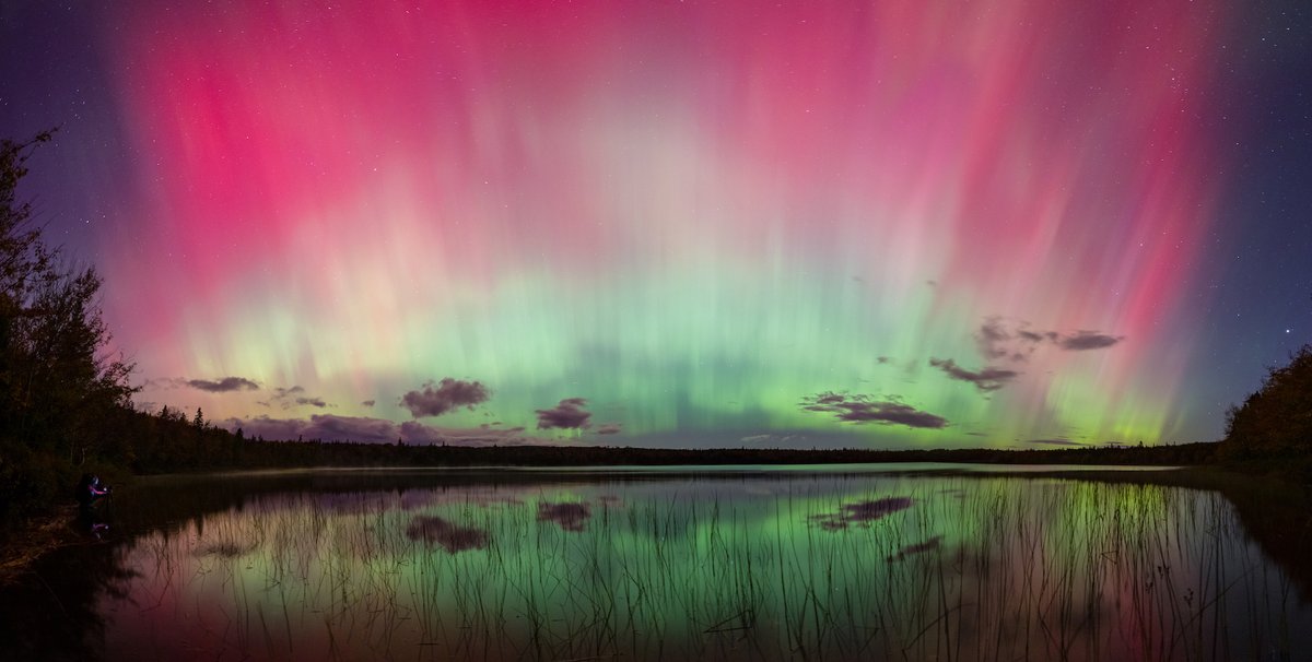 Well that's a night I'll never forget! #NovaScotia #CapeBreton #northernlights #aurora