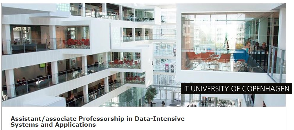 📢📢We have a new data systems faculty position @ITUkbh <a href="/dasyaITU/">dasyaITU</a>. Application deadline: Nov 28. For more information, see the link below. Reach out to me if you have any questions.
candidate.hr-manager.net/ApplicationIni…