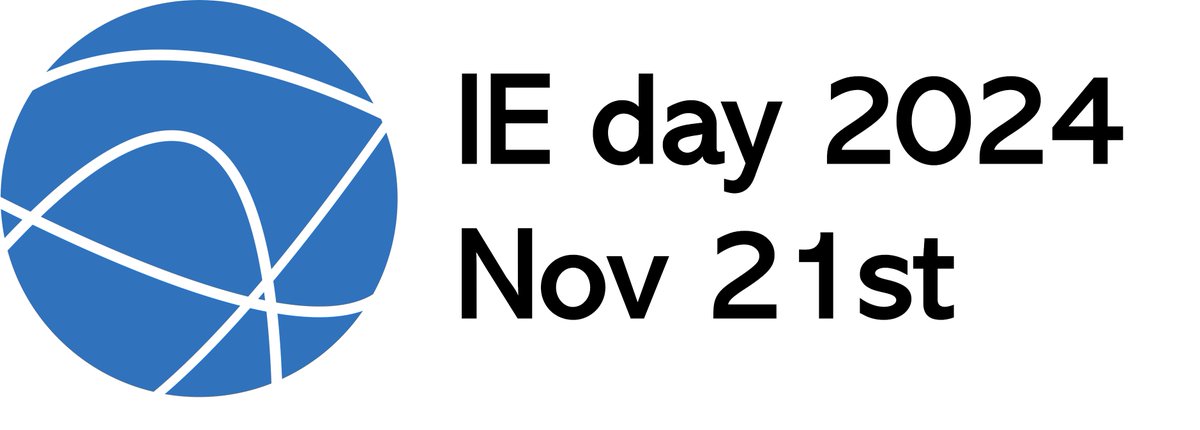 🗓 Important Update on IE Day 2024: The #deadline for poster abstract submissions has been #extended_to_October_20, along with the deadline for session description submissions!

If you haven't submitted yet, now is your chance :
👉 is4ie.org/events/event/i…