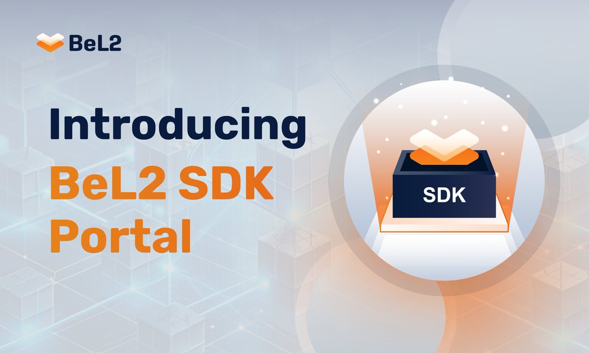📣 Calling all developers! A new era for Bitcoin in DeFi is here with the new Elastos' BeL2 SDK Portal!

Unlock Bitcoin's full DeFi potential by connecting #Bitcoin securely to EVM chains without sacrificing decentralization or trustlessness ⚡️

📖: bit.ly/BeL2_SDK