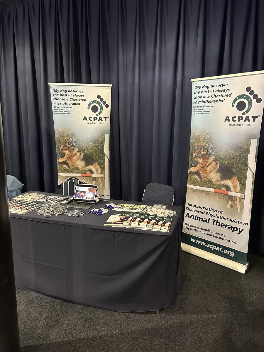 ACPAT (@acpatofficial) on Twitter photo We are here at #Physio24 in Manchester, come see us in the exhibition hall! #CSP <a href="/thecsp/">Chartered Society of Physiotherapy (CSP)</a> #CSPconference24 #AnimalPhysio We are here at #Physio24 in Manchester, come see us in the exhibition hall! #CSP <a href="/thecsp/">Chartered Society of Physiotherapy (CSP)</a> #CSPconference24 #AnimalPhysio