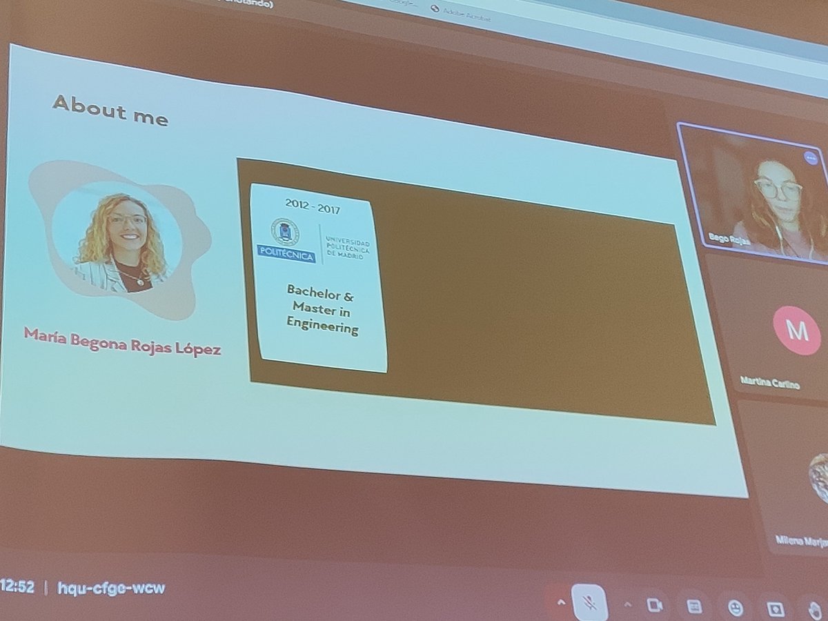 We are celebrating #InternationalDayOfTheGirl with the 1st #GEaRS symposium. Now Begoña Rojas from <a href="/SociedadCerfa/">Sociedad CERFA</a>   talks about the importance of building networks to promote empowerment of #WomeninResearch <a href="/ualmeria/">Universidad de Almería</a> <a href="/gedi_mcaa/">GEDI_MCAA</a> <a href="/UALigualdad/">igUALdad</a> 👩‍🔬👩‍💻