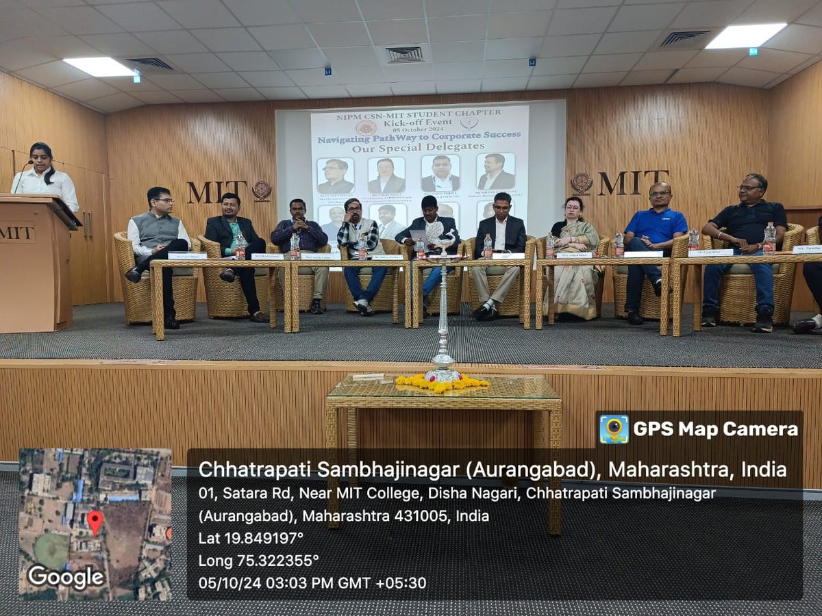 MIT_Updates's tweet image. Our Department of Management Science recently inaugurated the National Institute of Personnel Management (NIPM), Chhatrapati Sambhajinagar Chapter. #mit_csn #nipm #managementscience