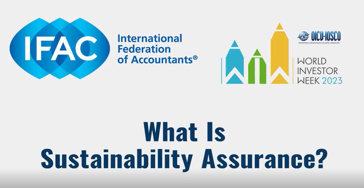 🌍📊 Wrapping up #IOSCOWorldInvestorWeek (WIW) with IFAC Board Member Margrét Pétursdóttir! She highlights the vital role accountants play in ensuring accurate non-financial info, especially around sustainability. Watch the 2023 WIW video here: bit.ly/WhatIsSustaina…
