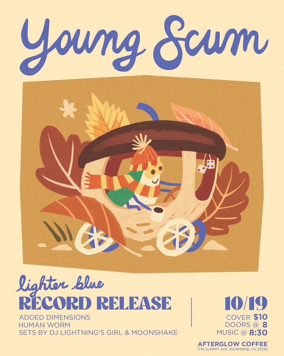 Young Scum (@young_scum) on Twitter photo We’re playin a belated release show next week!!! If you’re in town come hang out!! We’re playin a belated release show next week!!! If you’re in town come hang out!!