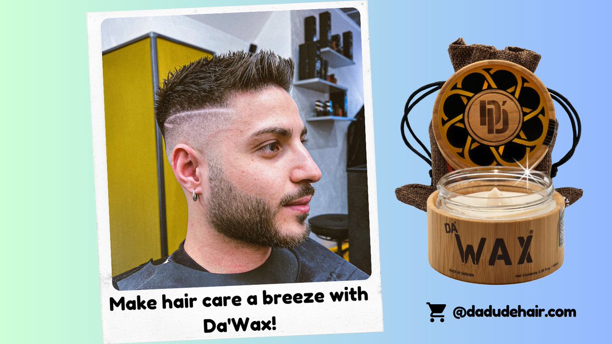 DaDudeyounghair's tweet image. Enjoy stronghold and a matte finish without the hassle. Perfect for thin and normal hair. 🌟 The 100 mL size is ideal for your daily routine. Apply to dry hair, style, and be done. 👨‍🦰✨
How do you streamline your hair care?
#gamechanger #StrongHold #SimpleRoutine