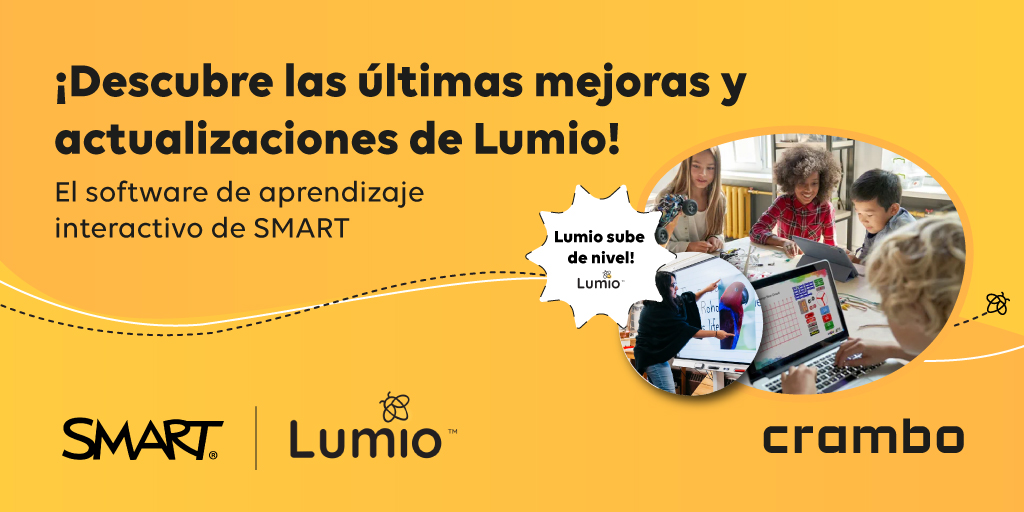cramboEU's tweet photo. ✨ ¡Personaliza, colabora y crea experiencias de aprendizaje únicas gracias a la mejora que ofrece el software Lumio de @SMART_Tech !

La herramienta Lumio de nuestro partner SMART se actualiza y ofrece todo lo que necesitas para crear un entorno de aprendizaje dinámico y personalizado. Con las últimas actualizaciones, puedes:
🎧 Agregar audio: Enriquece tus lecciones con narraciones, comentarios y sonidos. 
📲 Integrar con Schoology y Canvas: Simplifica tu flujo de trabajo y accede a tus recursos desde tus LMS favoritos. 
🎨 Personalizar con pegatinas: Añade un toque motivador, evalúa y estimula la participación de los alumnos. 
🗂️ Organizar tu contenido: Gracias a la mejora en el formato de texto, puedes añadir listas numeradas y con viñetas para obtener una mejor presentación. 
✅ Asignar tareas fácilmente: Simplifica tu trabajo y dedica más tiempo a lo que realmente importa: enseñar a tus alumnos y que puedan aprender.

🎥 ¿Quieres saber más? No te pierdas este video para ver cómo funciona Lumio: https://t.co/SitCw1bXeI 

¡Esto es solo el comienzo! 🚀 

Contacta con nuestro equipo de profesionales en educacion@crambo.es y descubre cómo Lumio puede ayudarte a crear experiencias de aprendizaje más significativas.

🌐 ¡Visita nuestra web https://t.co/X5pcFeo7wV y descubre lo que SMART puede ofrecer a tu centro educativo!

#SMART #TecnologíaEducativa #Crambo #PantallasInteractivas #Lumio