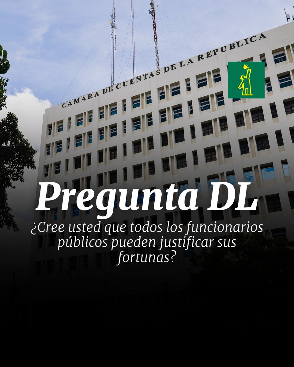 DiarioLibre's tweet photo. ❓ | #PreguntaDL | ¿Cree usted que todos los funcionarios públicos pueden justificar sus fortunas?

¡Queremos conocer su opinión!

#DiarioLibre #OpiniónDL #Preguntas #EncuestaDL https://t.co/Nayt0TX6Co