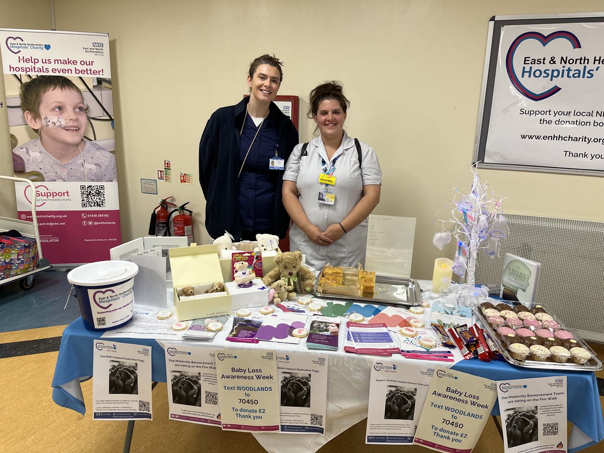 Thanks to Meghan and Jess our amazing bereavement midwifery team. ⁦<a href="/enherts/">East and North Hertfordshire Teaching NHS Trust</a>⁩ #blaw24