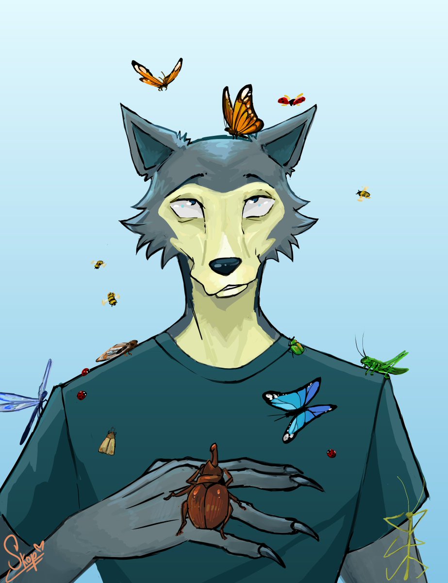 RonsSkop's tweet photo. Legoshi is a Disney princess.  A redrawing of my very old drawing from my now deceased instagram...   + A spontaneous sequel that came to my mind     

#BEASTARS #Beastarsfanart #Legoshi ; #Juno https://t.co/BDSkNavK9m