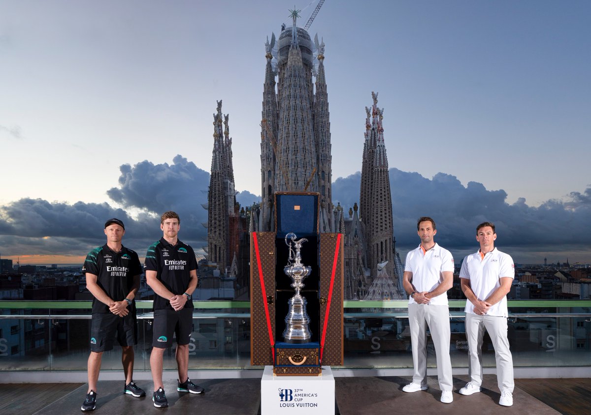 americascup's tweet photo. The stage is set. 🏆

Whether New Zealand win it again or the Cup is claimed by Great Britain, history will be etched in silver forever.

📸 The Sagrada Familia, with its towering spires and intricate design, reflects Antoni Gaudí’s genius. Located in the heart of Barcelona, it has been under construction since 1882. Each façade holds deep symbolic meaning. It is a pilgrimage site for both art lovers and the faithful. The basilica is considered a masterpiece of modernism and one of the most visited monuments in the world, reflecting Gaudí’s unparalleled vision. The completion of the Tower of Jesus (172,5m high) is currently underway, with plans to inaugurate it in 2026, which will transform Barcelona’s skyline.

#AC37 #AmericasCup #Barcelona2024