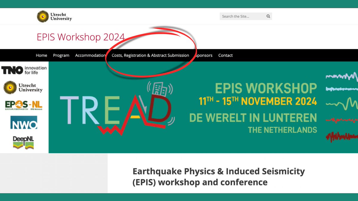 EPOS (@eposeu) on Twitter photo Register today👇to unlock the latest in 𝗘arthquake 𝗣hysics & 𝗜nduced 𝗦eismicity at the 𝗘𝗣𝗜𝗦 Workshop & Conference!
𝗡𝗼𝘃 𝟭𝟭-𝟭𝟱 Lunteren 🇳🇱
Registration closes Oct 25!
ℹ🔗epis.sites.uu.nl
<a href="/UniUtrecht/">Utrecht University</a> <a href="/TNO_Research/">TNO Research</a> #EPOSNL <a href="/NWONieuws/">NWO Nieuws</a> <a href="/TREAD_horizon/">TREAD</a> #DeepNL Register today👇to unlock the latest in 𝗘arthquake 𝗣hysics & 𝗜nduced 𝗦eismicity at the 𝗘𝗣𝗜𝗦 Workshop & Conference!
𝗡𝗼𝘃 𝟭𝟭-𝟭𝟱 Lunteren 🇳🇱
Registration closes Oct 25!
ℹ🔗epis.sites.uu.nl
<a href="/UniUtrecht/">Utrecht University</a> <a href="/TNO_Research/">TNO Research</a> #EPOSNL <a href="/NWONieuws/">NWO Nieuws</a> <a href="/TREAD_horizon/">TREAD</a> #DeepNL