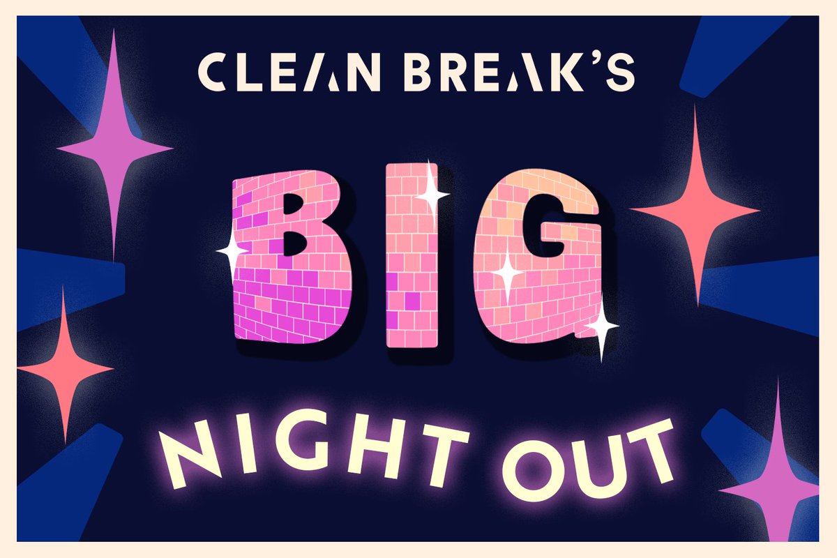 Announcing Clean Break's BIG NIGHT OUT! ✨🎤

Join us at <a href="/TheOtherPalace/">The Other Palace</a> for an ‘unruly variety show’ with comedy from <a href="/destheray/">Desiree Burch</a>, <a href="/kemahbob/">KB🪞</a> &amp; Laura Smyth, plus more exciting acts to announce, including a West End star!

All tickets support Clean Break: bit.ly/CBBNOtickets