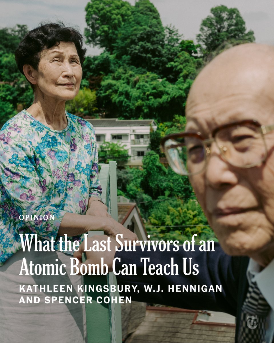 The Nobel Peace Prize was awarded to a Japanese grass-roots movement of atomic bomb survivors. 

In August, Times Opinion shared the stories of some of the survivors of the bombings of Hiroshima and Nagasaki, as part of our series At the Brink. 

Read: nyti.ms/3U6oSYP