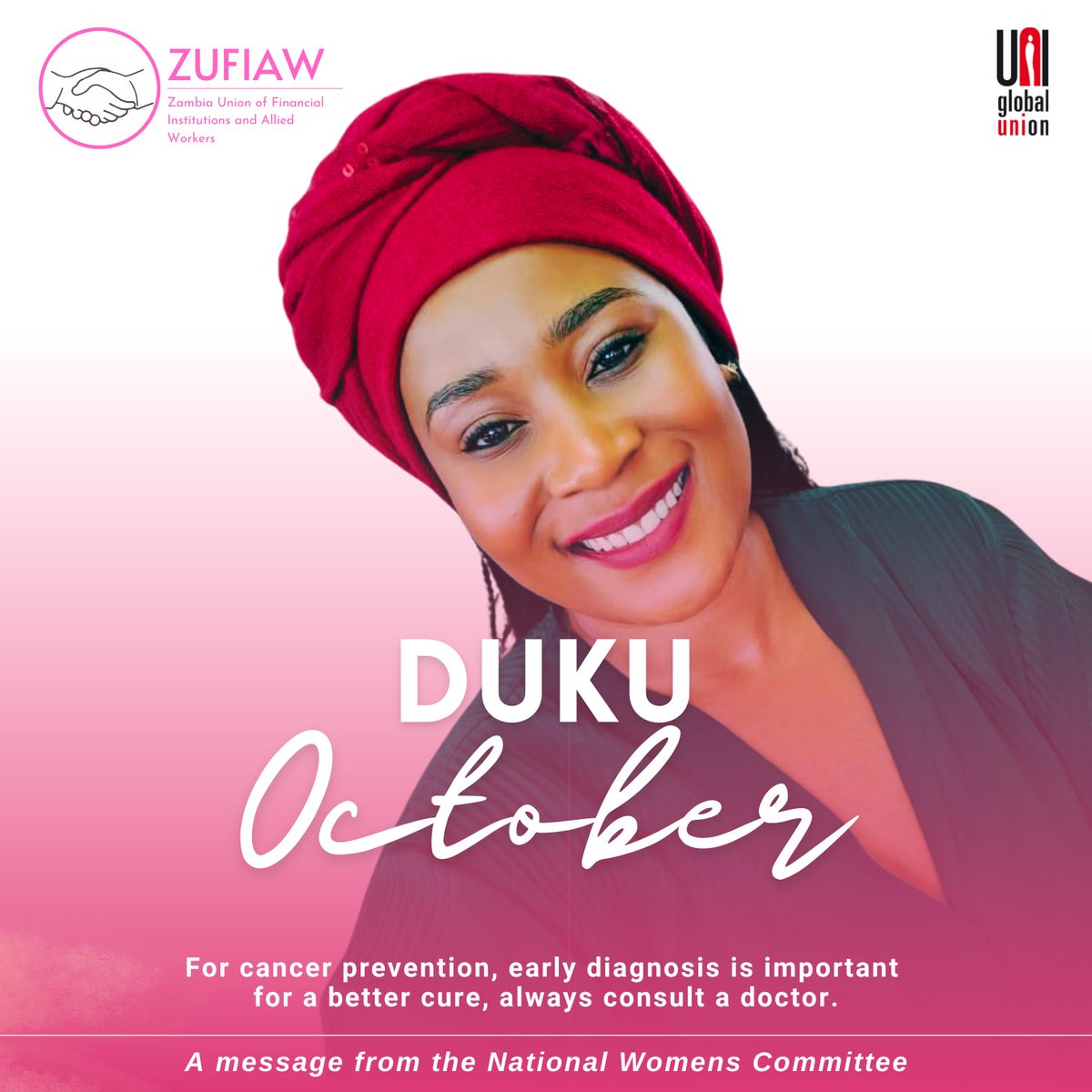 ZUFIAW's tweet photo. Cancer Awareness Month https://t.co/0TuE1Y67ch
