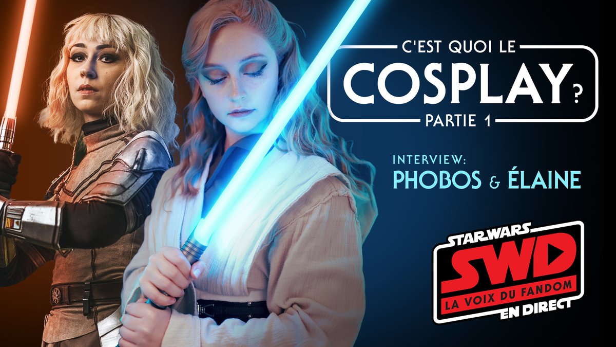 🎧[PODCAST] C'est quoi le #Cosplay? (Partie 1) avec <a href="/PhobosCosplay/">Phobos (follow me on 🦋)</a> et <a href="/ElaineCreations/">Elaine 🌻 🧡 follow me elsewhere</a>. Épisode disponible sur Youtube et les différentes plateformes podcast.
▶️ YouTube : youtu.be/b1-eO4HzQ9I

#StarWars #StarWarsPodcast