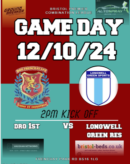 UPTHEDURGE's tweet photo. Both teams in action this weekend. 

1st team host @longwell_res  

Ressie's away to @TormartonFC  

@bsoccerworld @_BPCL https://t.co/xk44HR48Ak