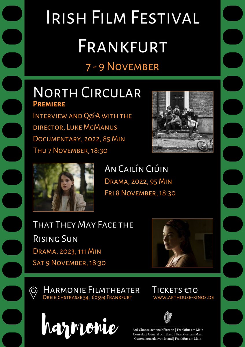 Consulate General of Ireland, Frankfurt am Main (@irlinfrankfurt) on Twitter photo Together with Arthouse Kinos, we will host the inaugural Irish Film Festival Frankfurt on 7-9 November!
Learn more about the premiere screening of North Circular, featuring a Q&A session with the director, <a href="/lukemcmanus/">Luke McManus</a> here:
arthouse-kinos.de/filme/north-ci⦠Together with Arthouse Kinos, we will host the inaugural Irish Film Festival Frankfurt on 7-9 November!
Learn more about the premiere screening of North Circular, featuring a Q&A session with the director, <a href="/lukemcmanus/">Luke McManus</a> here:
arthouse-kinos.de/filme/north-ciā¦
