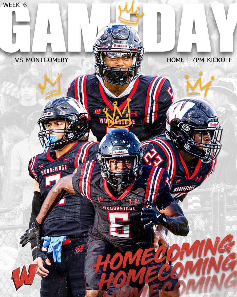 GAMEDAY🚨 Come out at 7pm tonight and support the Barrons as we battle Montgomery! Who will be crowned homecoming king and queen? 👀 👑