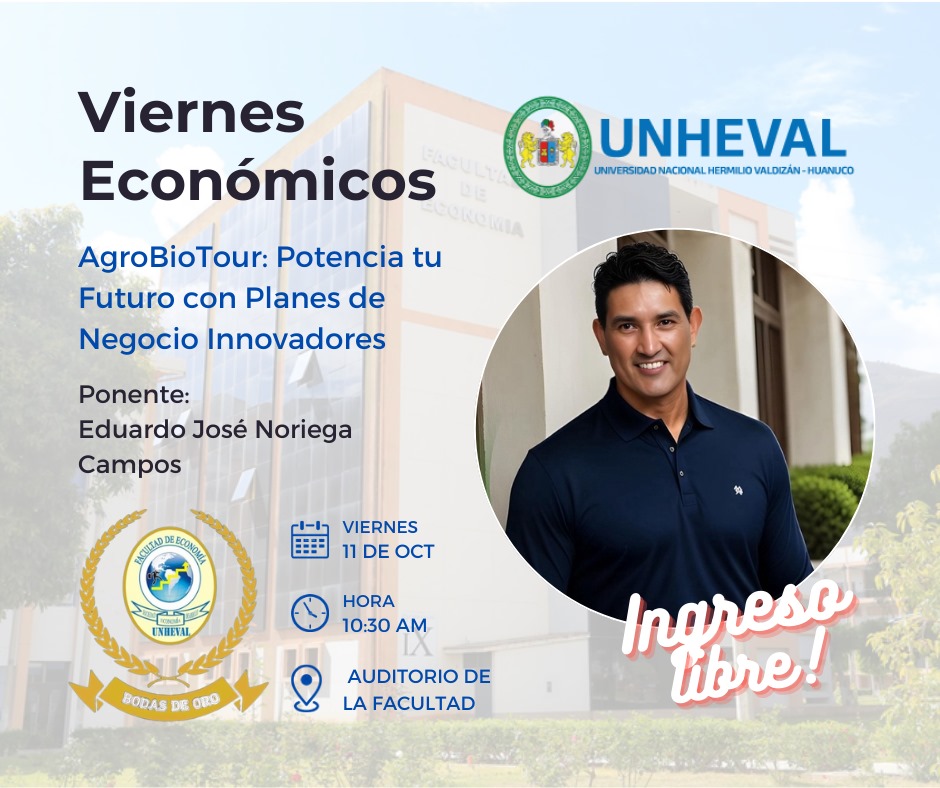 ENC_Sust4in4ble's tweet photo. ¡No te pierdas la charla sobre #Innovación en el #AgroBioTour! 🌱🚀
Este viernes 11 de octubre a las 10:30 AM en la UNHEVAL. ¡Entrada libre!
#Sostenibilidad #UNHEVAL #Huanuco https://t.co/UaiqQ0Yu2l