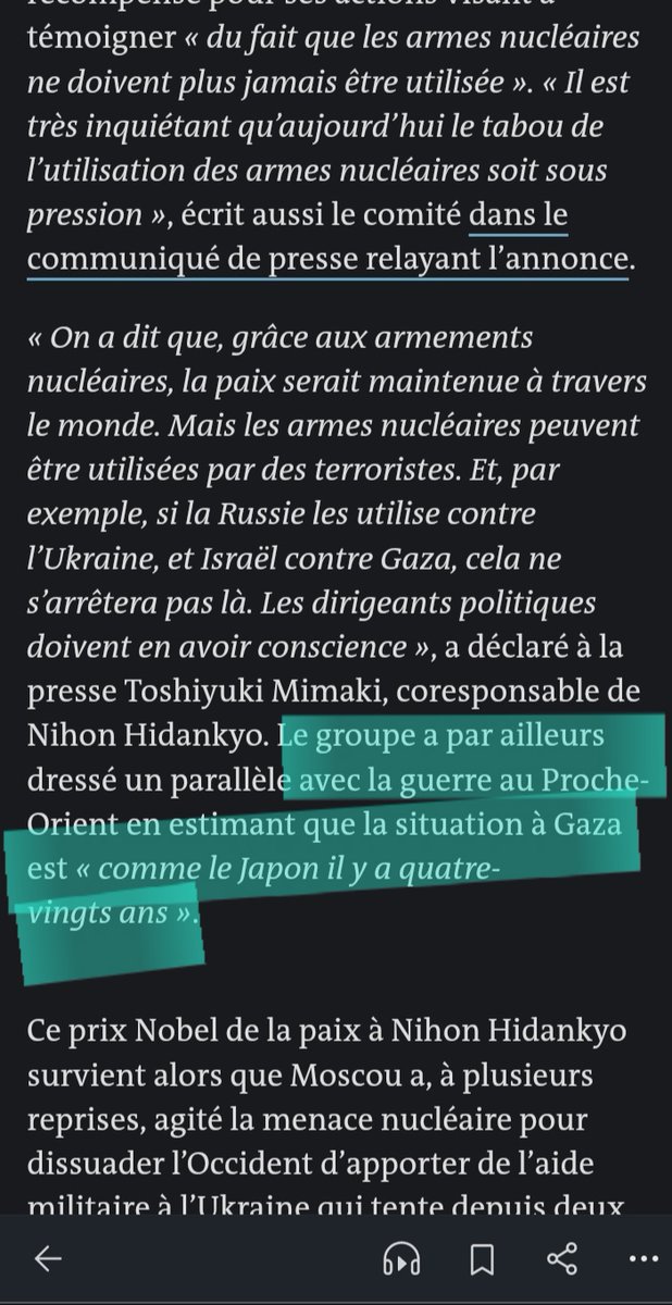 Le groupe en question Nihon Hidankyo, Prix Nobel de la Paix 2024. Source: <a href="/lemondefr/">Le Monde</a>)