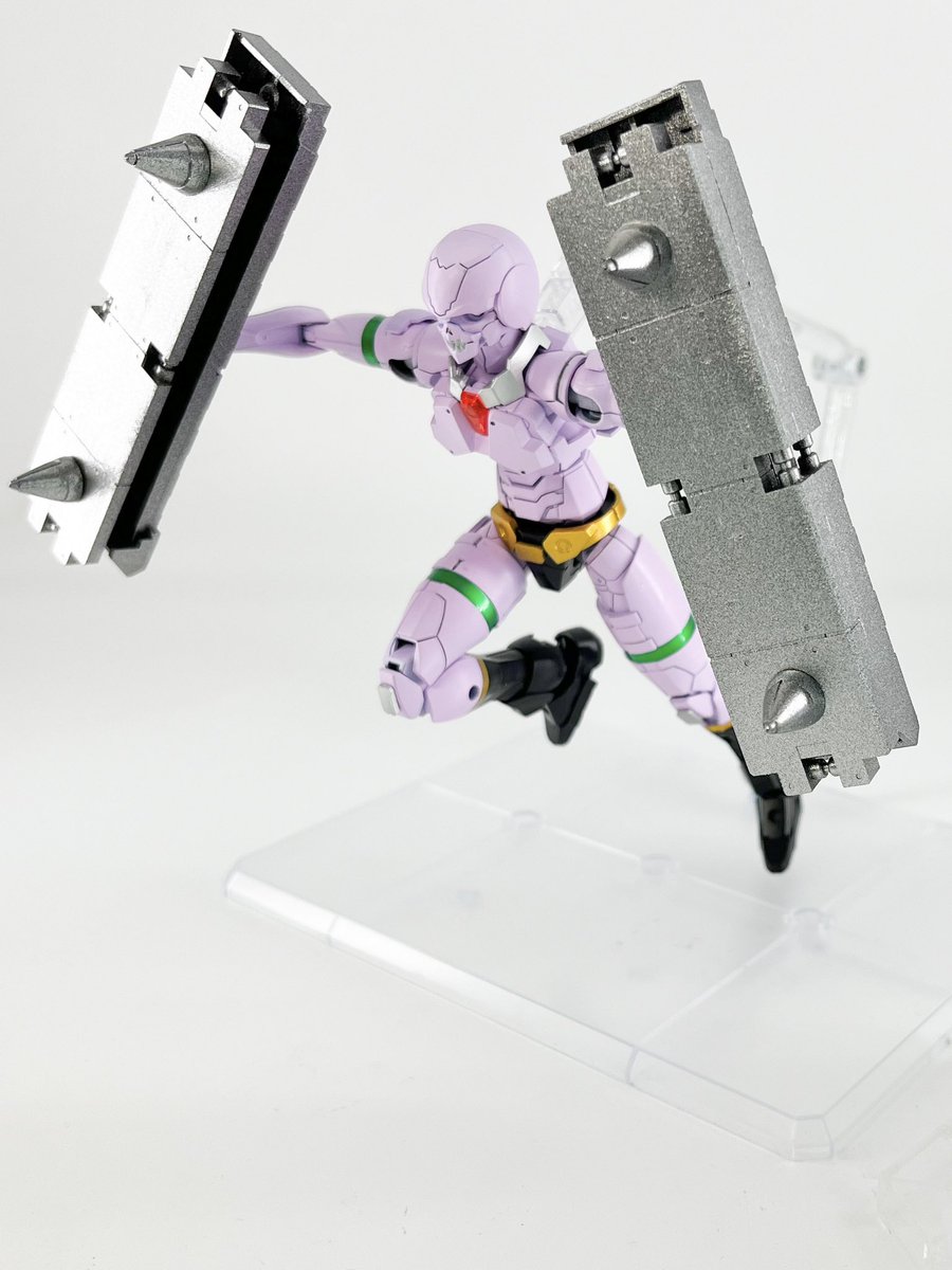 という訳で30MFジャンクマン完成！ ジャンクハンドに四苦八苦しながら