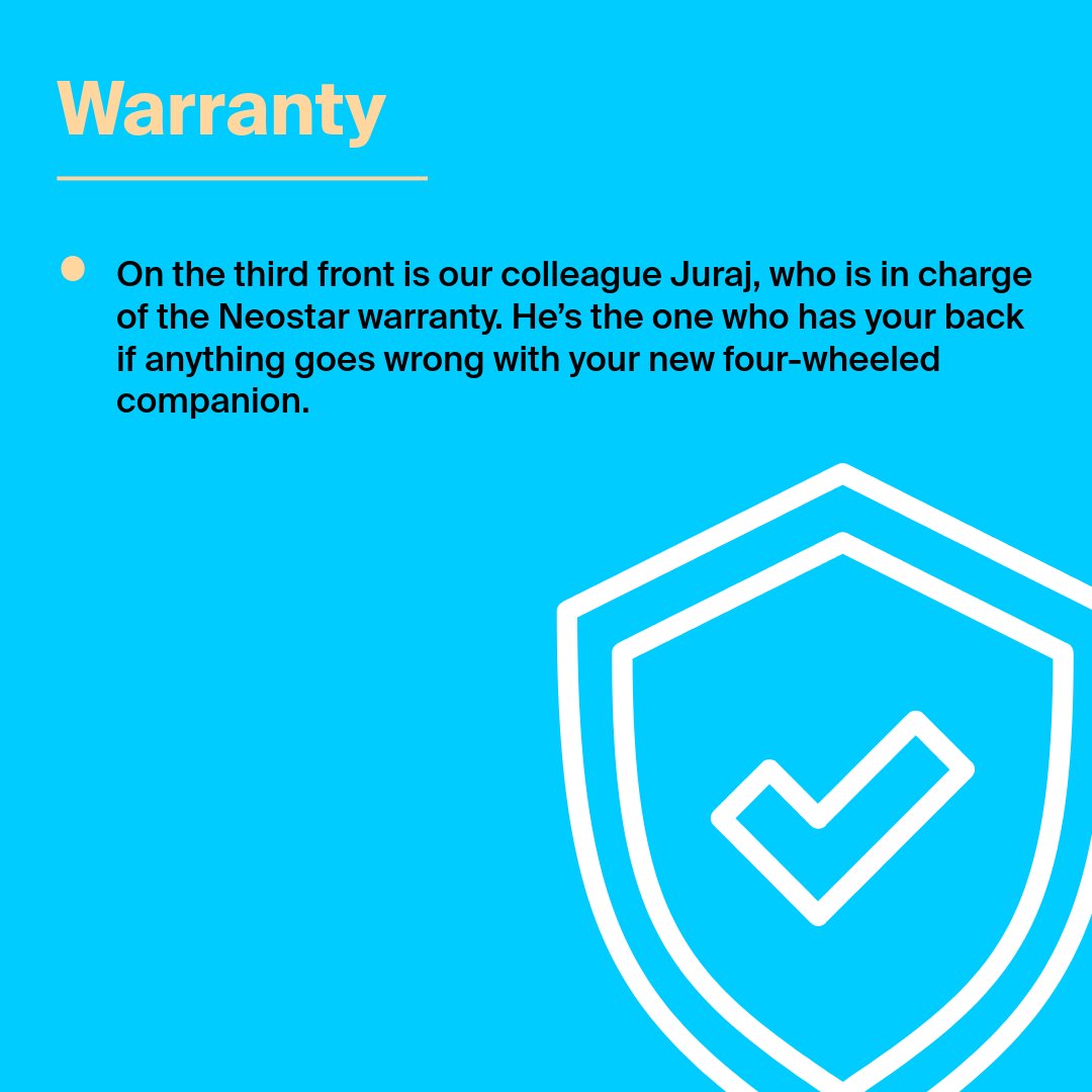 NeostarC's tweet image. 🏁Three roles, one goal – happy owners with their new four-wheeled companions!

⚡️They are the department that ensures that the entire car-buying process runs smoothly, from the initial chat to the delivery of the keys, and you even have our support after the purchase!

#Neostar