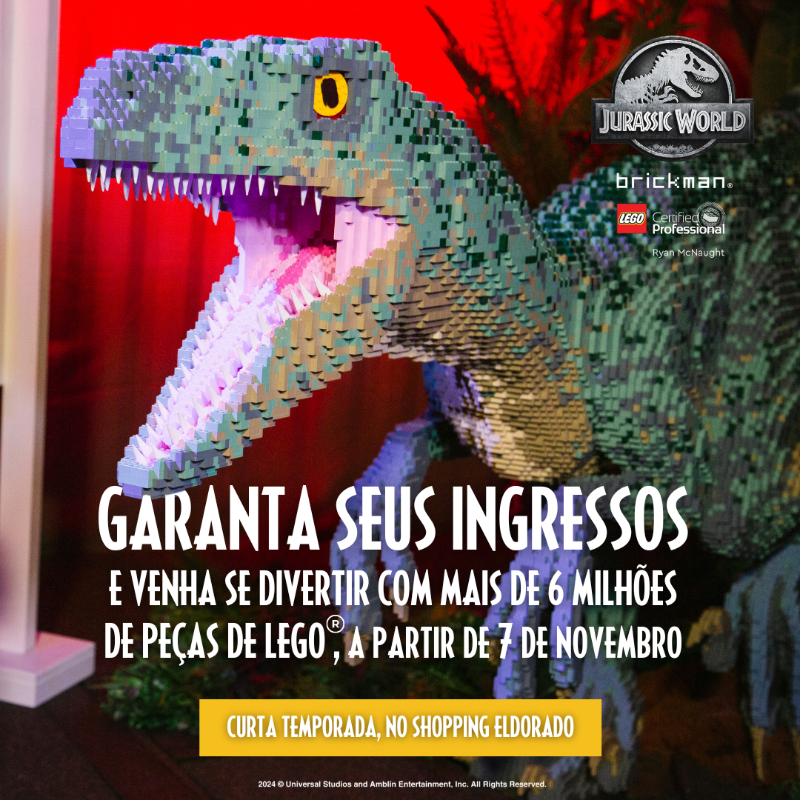 fever_gl's tweet photo. 🦕 São Paulo, viaje até a Isla Nublar e o mundo de Jurassic World, em uma aventura feita de LEGO®!