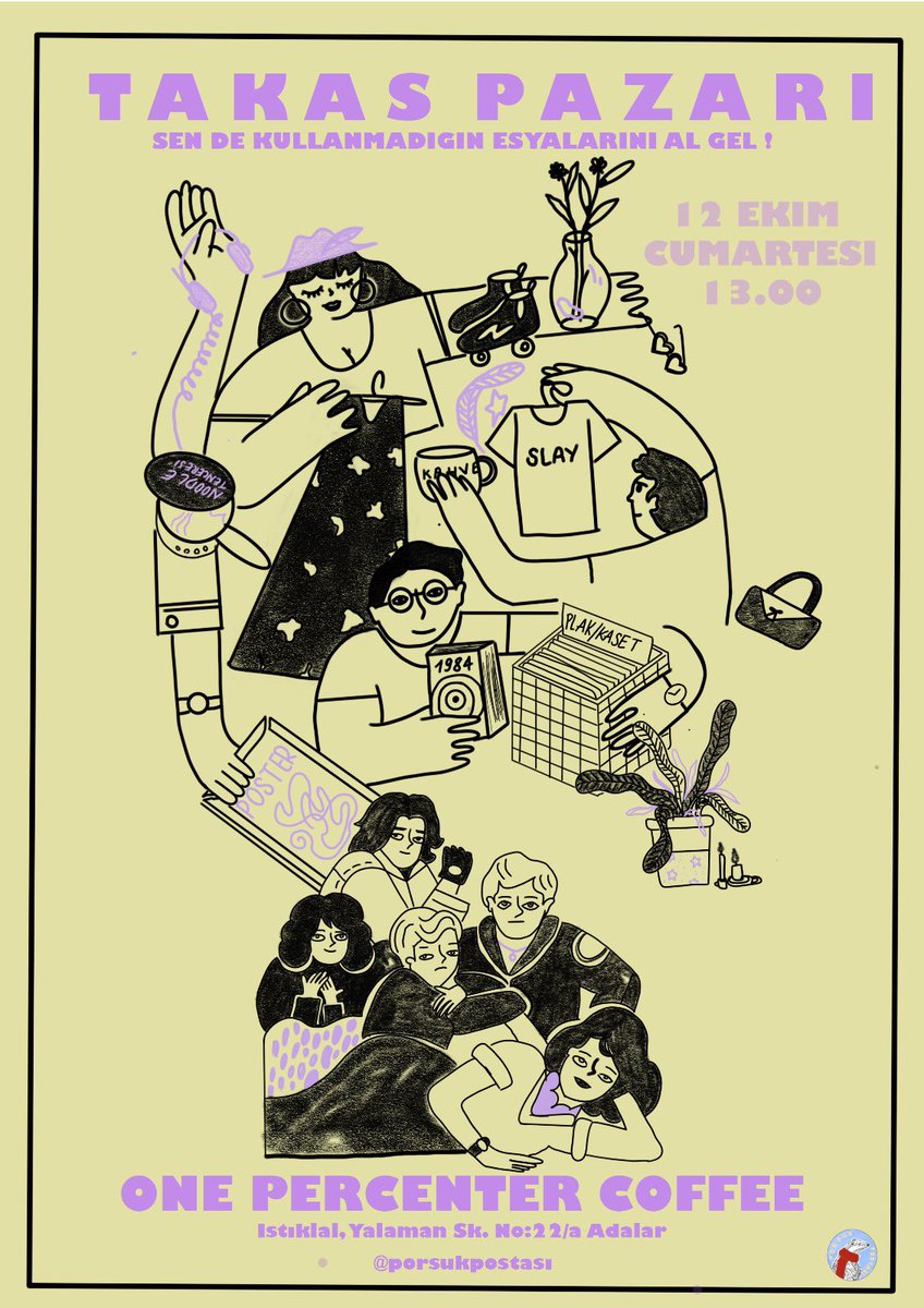 Piknikte sıra arkadaşlarımızla tanışma şansımız olmuştu şimdi hızımızı hiç kesmeden takas pazarında buluşuyoruz! Kullanmadığımız eşyaları getirip stanttan beğendiklerimizi alıyoruz. Para kullanmadan alışveriş yaptığımız bu etkinlikte tüm öğrencileri dayanışmaya çağırıyoruz!