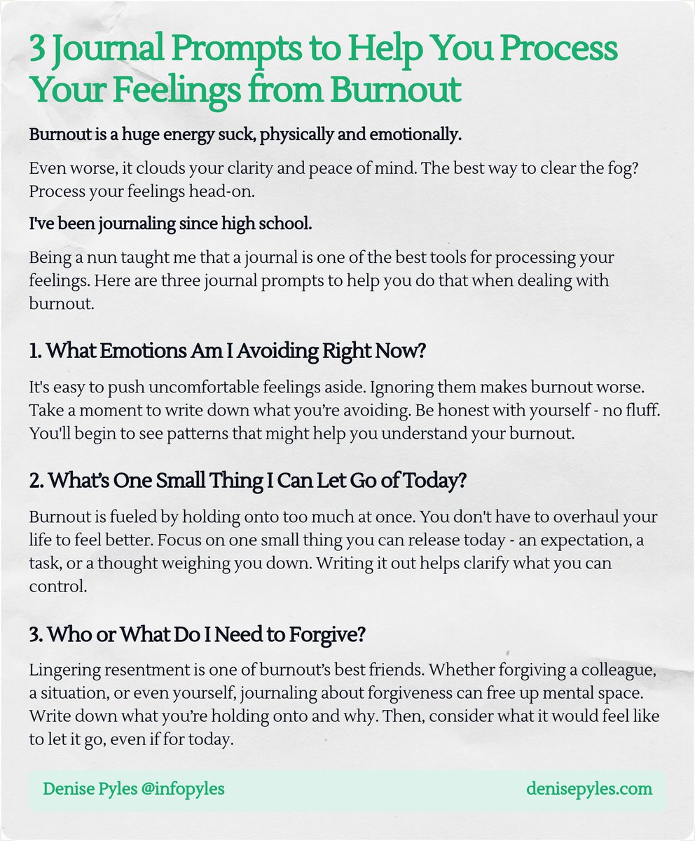 Denise Pyles on X: “Being a nun taught me that a journal is one of