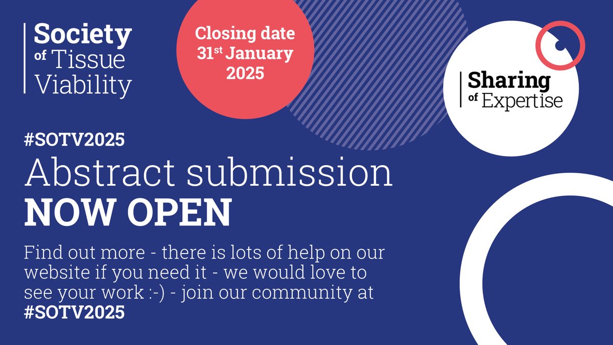SoTV_UK's tweet photo. Find out more about submitting an abstract to #SOTV2025 - we have some different categories this year and it is a real opportunity to showcase your work to a truly multidisciplinary audience - please take a look and if you have any questions get in touch... https://t.co/EAAlvdeFRU