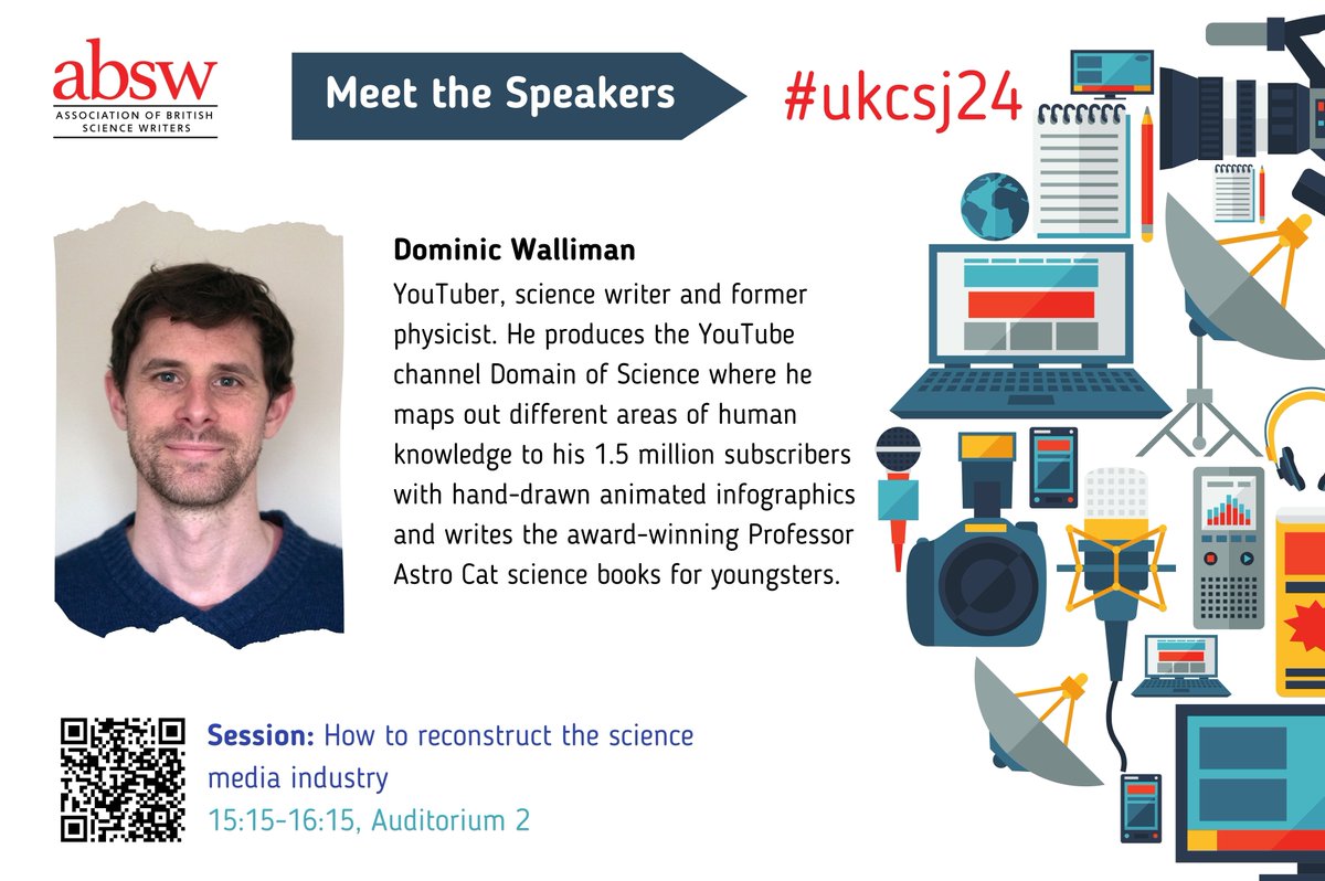 ABSW (@absw) on Twitter photo #UKCSJ24 Parallel session 👀
🎙️How to reconstruct the science media industry
Meet the speakers 👇
<a href="/christinagiles/">Chrissie Giles (she/her)</a> <a href="/TBIJ/">The Bureau of Investigative Journalism</a> <a href="/sdp/">Sameer Padania</a> <a href="/clara_vuillemin/">Clara Vuillemin</a> <a href="/RepublikMagazin/">Republik</a> <a href="/DominicWalliman/">Dominic Walliman</a> <a href="/ProfAstroCat/">Professor Astro Cat</a> <a href="/Marianne_Guenot/">Marianne Guenot</a> #UKCSJ24 Parallel session 👀
🎙️How to reconstruct the science media industry
Meet the speakers 👇
<a href="/christinagiles/">Chrissie Giles (she/her)</a> <a href="/TBIJ/">The Bureau of Investigative Journalism</a> <a href="/sdp/">Sameer Padania</a> <a href="/clara_vuillemin/">Clara Vuillemin</a> <a href="/RepublikMagazin/">Republik</a> <a href="/DominicWalliman/">Dominic Walliman</a> <a href="/ProfAstroCat/">Professor Astro Cat</a> <a href="/Marianne_Guenot/">Marianne Guenot</a>